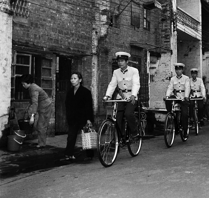 珍品品鉴--80年代警用巡逻自行车